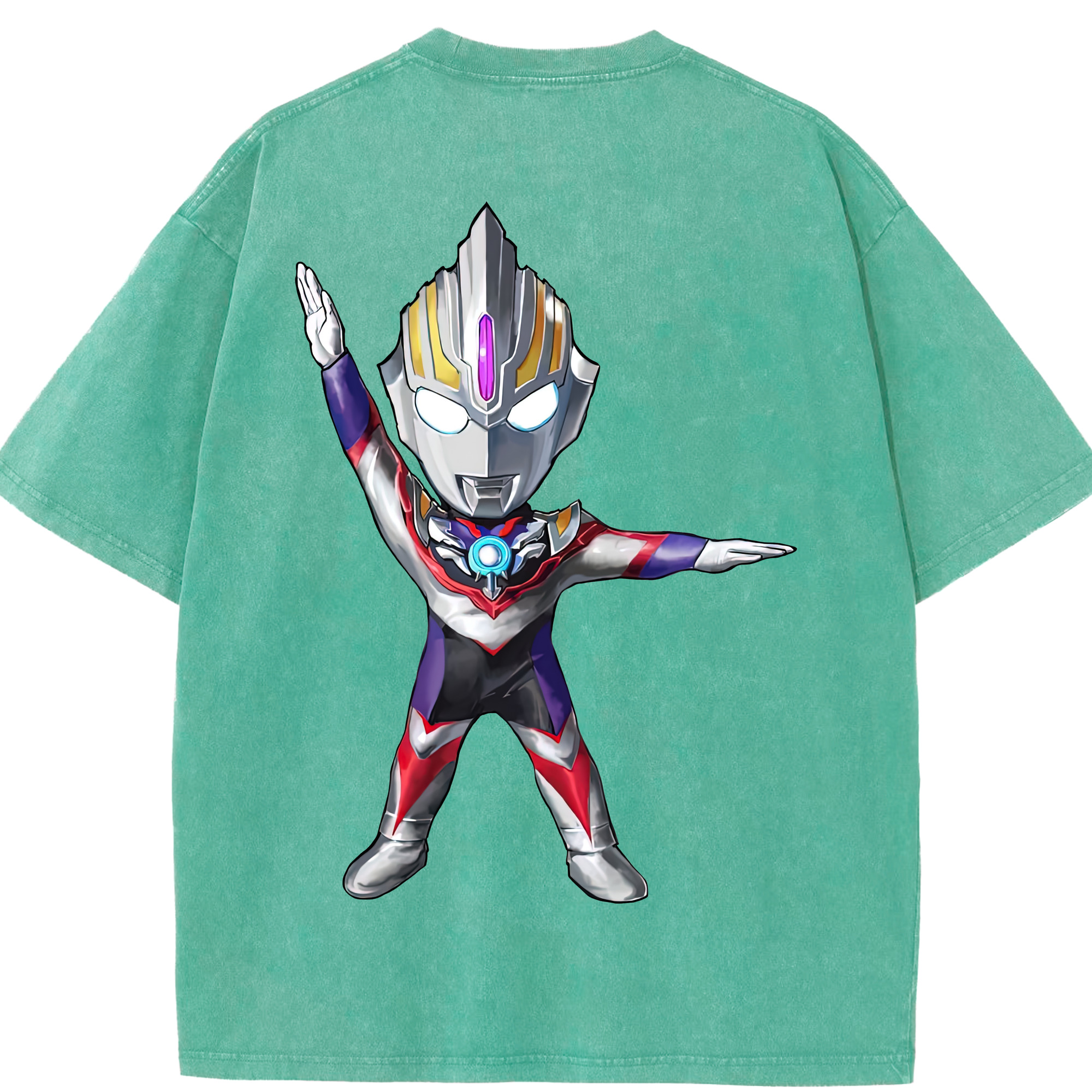（画像用） ウルトラマン Ultraman 綿100% ヴィンテージ風 半袖Tシャツ（背面プリント）